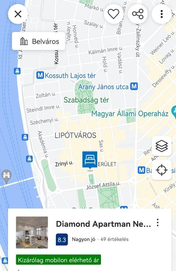 Diamond Apartman Near To Basilica Budapest Eksteriør billede